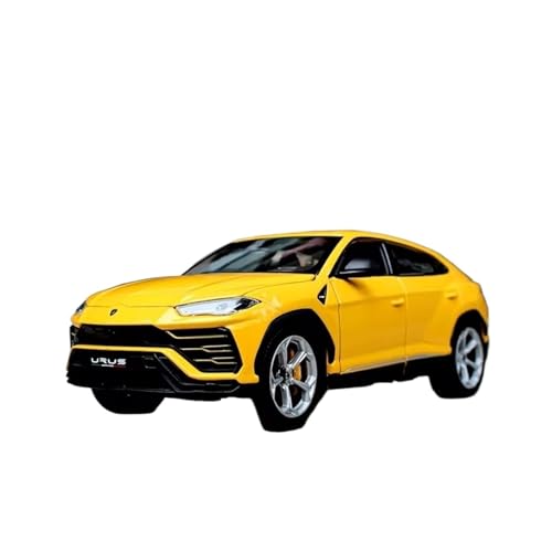 XGFFBAGB 1:24 Für Urus Legierung Automodell Handwerk Dekoration Sammlung Spielzeug Werkzeuge Geschenk(Yellow,No Box) von XGFFBAGB