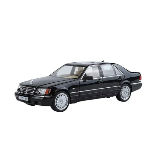 XGFFBAGB 1:24 Für W140 320SEL Legierung Auto Modell Spielzeug Sammlung Dekoration(Black,with Box) von XGFFBAGB