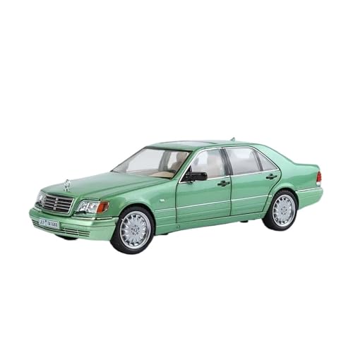 XGFFBAGB 1:24 Für W140 320SEL Legierung Auto Modell Spielzeug Sammlung Dekoration(Green,with Box) von XGFFBAGB