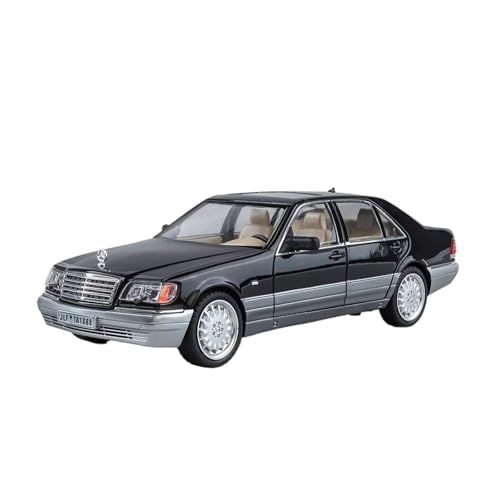 XGFFBAGB 1:24 Für W140 S320 SEL Street Edition Legierung Gießt Druck Metall Auto Modell Sound Licht Spielzeug Geschenk(Black,No Box) von XGFFBAGB