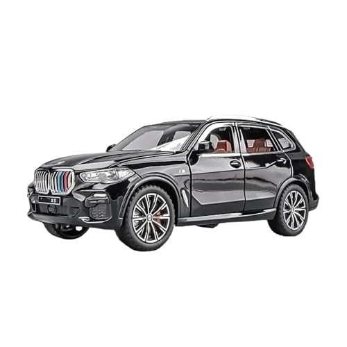 XGFFBAGB 1:24 Für X5 SUV Legierung Druckguss Auto Modell Sound Und Licht Pull Back Spielzeug Geschenke(Black,with Box) von XGFFBAGB