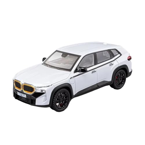 XGFFBAGB 1:24 Für XM Legierung Spielzeug Autos Druckguss Modelle Auto Sound Licht 6 Türen Geöffnet Pull Back Fahrzeuge Geschenke(White,with Box) von XGFFBAGB