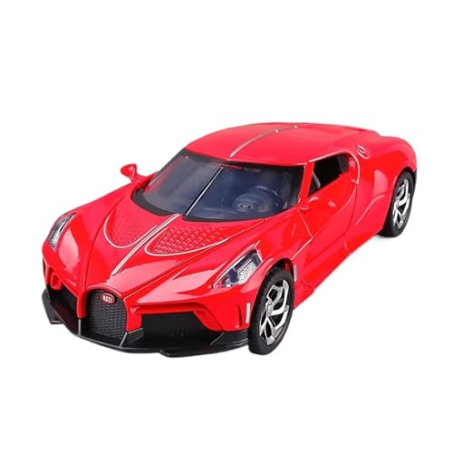 XGFFBAGB 1:24 Legierung Sportwagen Modell Druckguss Metall Spielzeug Fahrzeuge Geschenk(Rosso,with Box) von XGFFBAGB