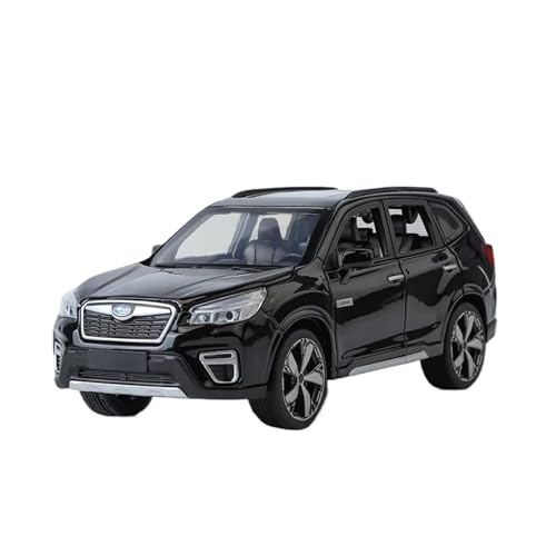 XGFFBAGB 1:30 Für Forester SUV Legierung Diecast Metall Off-Road Fahrzeuge Auto Modell Sound Und Licht Spielzeug Geschenk(Black,with Box) von XGFFBAGB