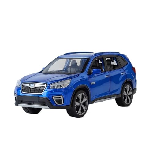 XGFFBAGB 1:30 Für Forester SUV Legierung Diecast Metall Off-Road Fahrzeuge Auto Modell Sound Und Licht Spielzeug Geschenk(Silver,with Box) von XGFFBAGB