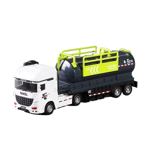 XGFFBAGB 1:30 Für Stadt Müllwagen Auto Modell Hygiene Straße Reinigung Kehrmaschine Fahrzeuge Spielzeug Geschenke(White C,with Box) von XGFFBAGB