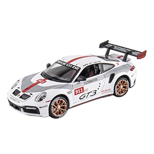 XGFFBAGB 1:32 Für 911 GT3 RSR Legierung Sport Auto Modell Diecast Metall Spielzeug Sound Und Licht Sammlung Geschenk(White 1,with Box) von XGFFBAGB