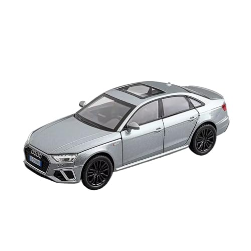 XGFFBAGB 1:32 Für A4 Legierung Diecast & Spielzeug Fahrzeuge Metall Auto Modell Sound Und Licht Sammlung Geschenk(Silver,No Box) von XGFFBAGB