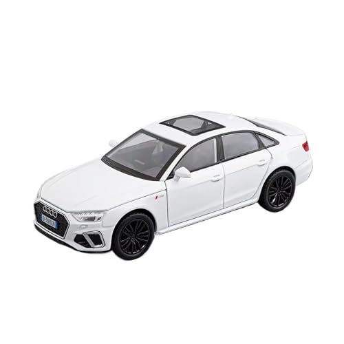 XGFFBAGB 1:32 Für A4 Legierung Diecast & Spielzeug Fahrzeuge Metall Auto Modell Sound Und Licht Sammlung Geschenk(White,No Box) von XGFFBAGB