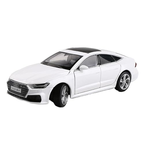 XGFFBAGB 1:32 Für A7 Legierung Auto Modell Diecast Spielzeug Auto Hobbies Sammlung Geschenke(White,with Box) von XGFFBAGB