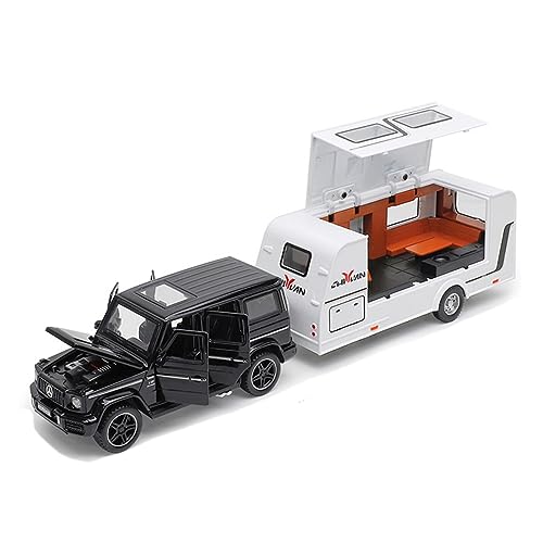 XGFFBAGB 1:32 Für Anhänger Legierung Druckguss Metall Spielzeug Auto Modell Sammlung Spielzeug(Black A,with Box) von XGFFBAGB
