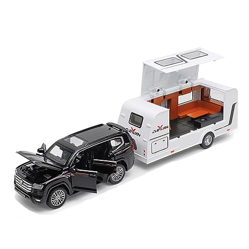 XGFFBAGB 1:32 Für Anhänger Legierung Druckguss Metall Spielzeug Auto Modell Sammlung Spielzeug(Black B,with Box) von XGFFBAGB