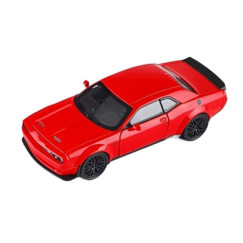 XGFFBAGB 1:32 Für Challenger SRT Hellcat Spielzeugautomodell Diecast Metal Sound & Light Vehicle Collection Geschenk(Rosso,with Box) von XGFFBAGB
