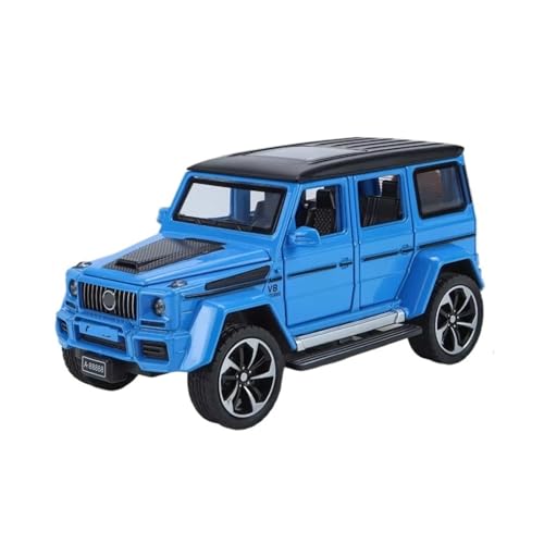 XGFFBAGB 1:32 Für G63 Geländewagen Legierung Metalldruckguss Modellauto Sound & Licht Sammlung Spielzeug Geschenke(Blu,No Box) von XGFFBAGB