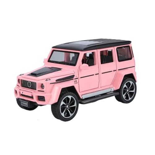 XGFFBAGB 1:32 Für G63 Geländewagen Legierung Metalldruckguss Modellauto Sound & Licht Sammlung Spielzeug Geschenke(Pink,No Box) von XGFFBAGB