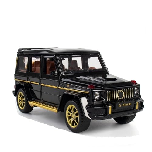XGFFBAGB 1:32 Für G63 Off Road Auto Legierung Diecast Metall Auto Modell Spielzeug(Black,No Box) von XGFFBAGB