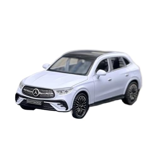 XGFFBAGB 1:32 Für GLC400 SUV Legierung Auto Modell Sound Und Licht Zurückziehen Spielzeug Sammlerstücke Geschenk(White,No Box) von XGFFBAGB