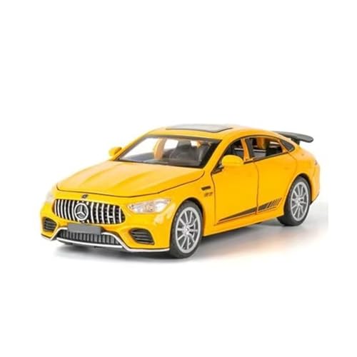 XGFFBAGB 1:32 Für GT63S Coupe Legierung Druckguss Metall Spielzeug Fahrzeug Auto Modell Sammlung Sound Und Licht Geschenke(Yellow,with Box) von XGFFBAGB