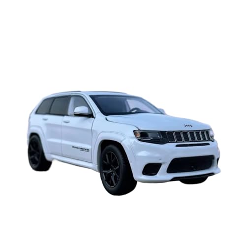 XGFFBAGB 1:32 Für Grand Cherokee Circuit Eagle Metall Auto Modell Spielzeug Geschenk(White,with Box) von XGFFBAGB