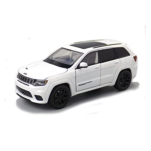 XGFFBAGB 1:32 Für Grand Cherokee Speedway Hawk SUV Auto Sound & Licht Sammlung Geschenk(White,with Box) von XGFFBAGB