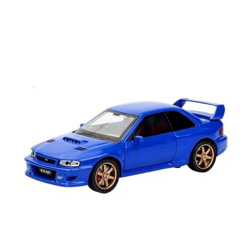 XGFFBAGB 1:32 Für Impreza Legierung Diecast Metall Modell Auto Sound & Licht Sammlung Spielzeug Geschenk(Blu,with Box) von XGFFBAGB