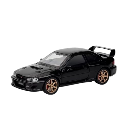 XGFFBAGB 1:32 Für Impreza STI WRX Legierung Modell Auto Druckguss Metall Casting Sound Und Licht Spielzeug(Black,with Box) von XGFFBAGB
