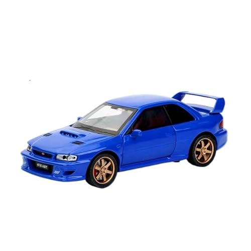 XGFFBAGB 1:32 Für Impreza STI WRX Legierung Modell Auto Druckguss Metall Casting Sound Und Licht Spielzeug(Blu,with Box) von XGFFBAGB