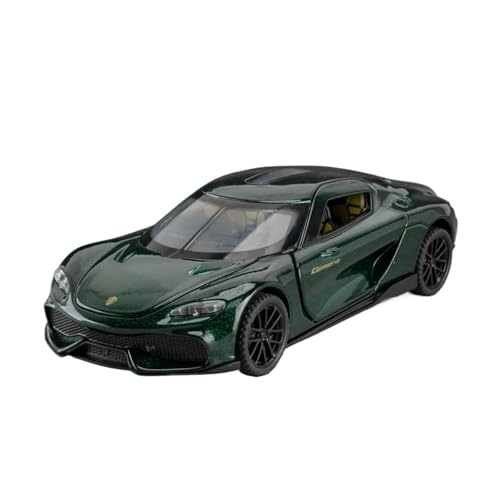 XGFFBAGB 1:32 Für Koenigsegg Gemini Legierung Diecast Metall Auto Modell Spielzeug Geschenk(Green,No Box) von XGFFBAGB