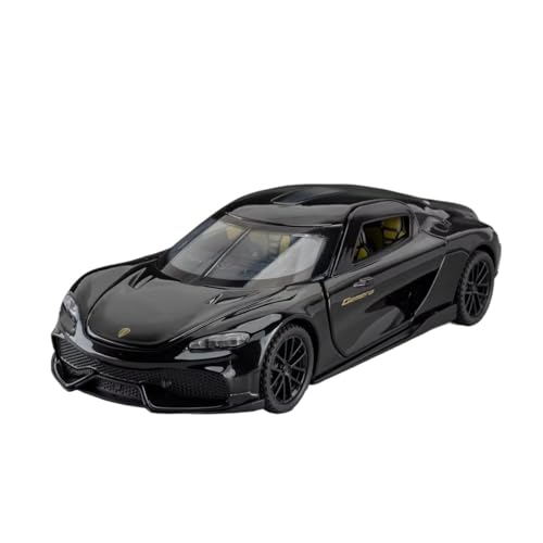 XGFFBAGB 1:32 Für Koenigsegg Gemini Legierung Diecast Metall Skala Auto Modell Spielzeug Auto Geschenk(Black,with Box) von XGFFBAGB