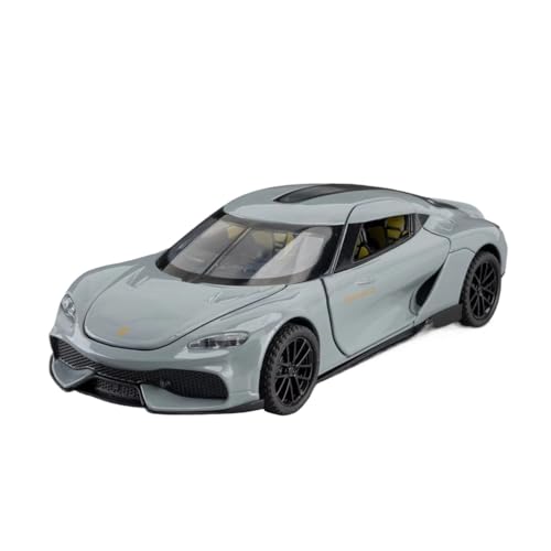 XGFFBAGB 1:32 Für Koenigsegg Gemini Legierung Diecast Metall Skala Auto Modell Spielzeug Auto Geschenk(Gray B,with Box) von XGFFBAGB