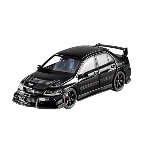 XGFFBAGB 1:32 Für Lancer Evolution Legierung Modell Druckguss Metall Casting Sound Und Licht Auto Spielzeug(Black,No Box) von XGFFBAGB
