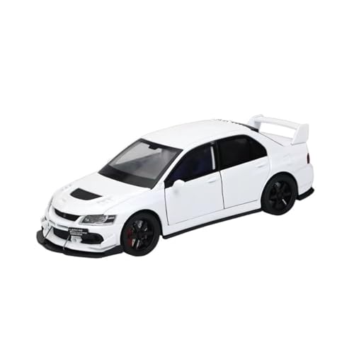 XGFFBAGB 1:32 Für Lancer Evolution Neunte Racing Metall Legierung Diecast Auto Modell Outdoor Sammlung Hobby Geschenk(White,No Box) von XGFFBAGB