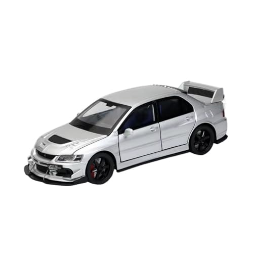 XGFFBAGB 1:32 Für Lancer Evolution Neunte Racing Metall Legierung Diecast Auto Modell Sammlung Hobby Geschenk(Silver,No Box) von XGFFBAGB