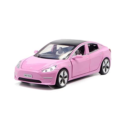 XGFFBAGB 1:32 Für Model 3 Legierung Automodell Druckguss Spielzeug Geschenk(Purple,No Box) von XGFFBAGB