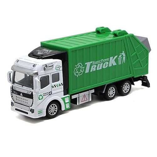XGFFBAGB 1:32 Für Müllwagen Spielzeugauto Sauberes Auto Spielzeug Geschenke(Green,No Box) von XGFFBAGB