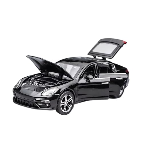 XGFFBAGB 1:32 Für Panamera Handgefertigtes Metallautomodellspielzeug(Black,with Box) von XGFFBAGB