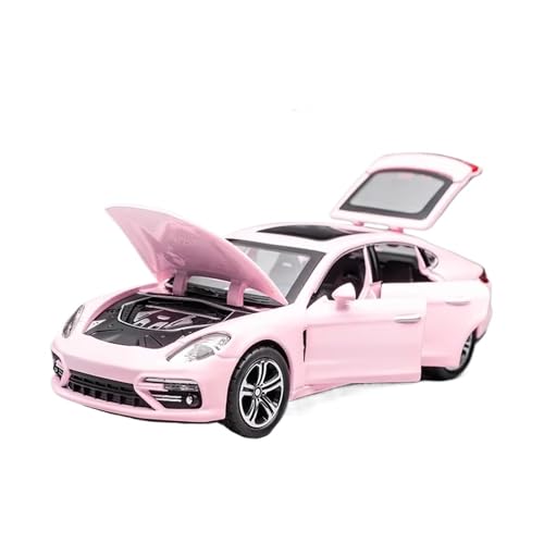 XGFFBAGB 1:32 Für Panamera Handgefertigtes Metallautomodellspielzeug(Pink,with Box) von XGFFBAGB