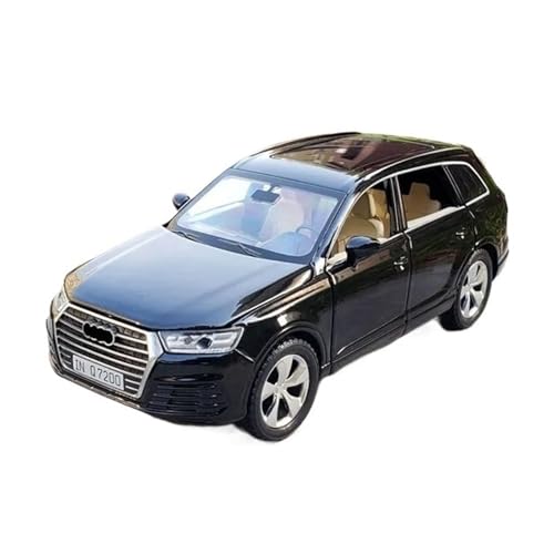 XGFFBAGB 1:32 Für Q7 SUV Legierung Diecast Metall Auto Modell Sound Und Licht Sammlung Spielzeug Geschenk(Black,No Box) von XGFFBAGB