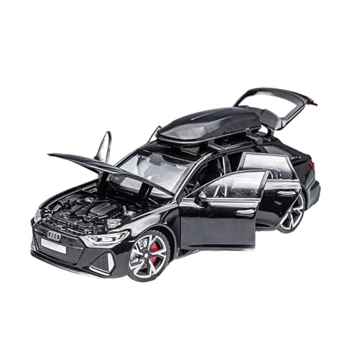 XGFFBAGB 1:32 Für RS6 Modellauto Diecast Metal Geschenk(Black,with Box) von XGFFBAGB