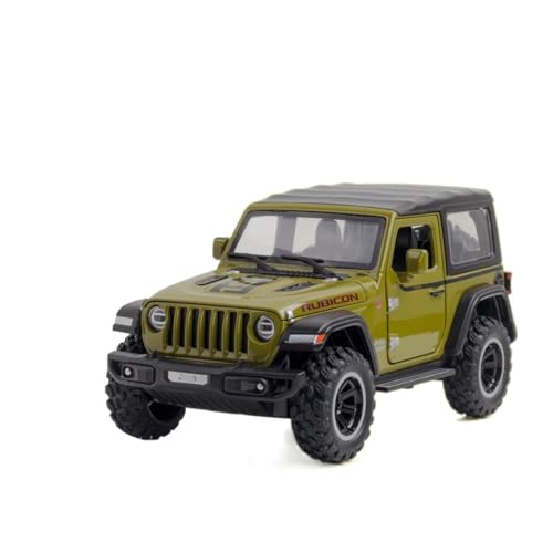 XGFFBAGB 1:32 Für Wrangler Rubicon Diecast Legierung Modell Auto Metall Fahrzeug Off-Road Sammler Geschenk Spielzeug(Green,No Box) von XGFFBAGB