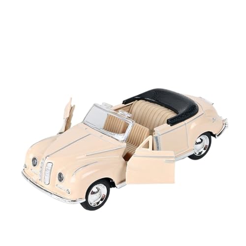 XGFFBAGB 1:32 Legierung Diecast Automodell Pull Back Auto Sammlung Dekorieren Geschenke(Beige,with Box) von XGFFBAGB