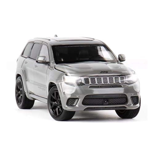 XGFFBAGB Für Grand Cherokee SUV 1:32 Legierung Diecast Modell Auto Metall Fahrzeug Sammlung Geschenke Spielzeug(Gray A,with Box) von XGFFBAGB