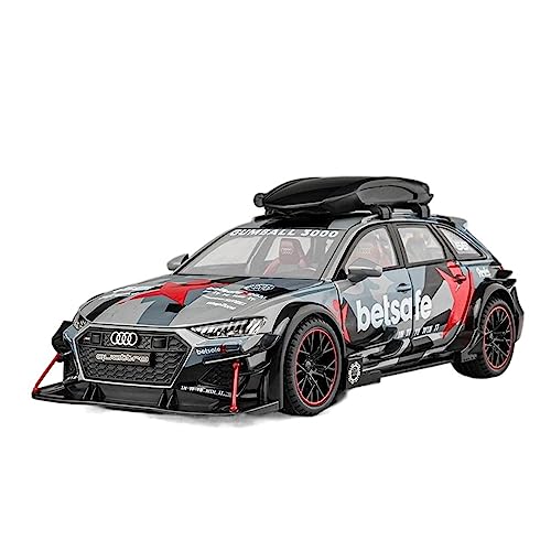 XGFFBAGB Für RS6 Quattro 1:24 Kombi Legierung Modell Auto Druckguss Metall Casting Sound Und Licht Spielzeug(Multi-Colored f,No Box) von XGFFBAGB
