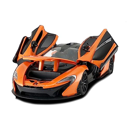 XGFFBAGB Modellauto Diecast 1:24 Für McLaren P1 Legierung Sportwagen Statische Modellsammlung Geschenke(Orange,with Box) von XGFFBAGB