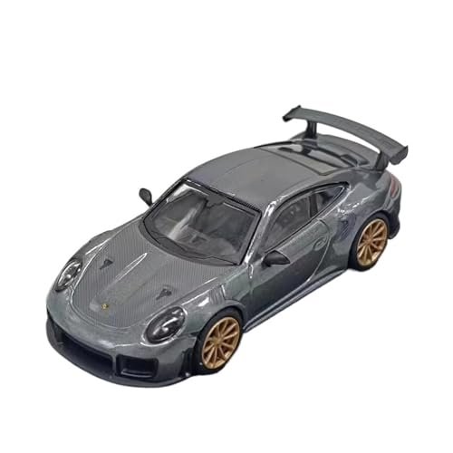 XGFFBAGB Sportwagen-Modell aus Legierung 911 GT2 RS, Maßstab 1/64, statisch, Sammlerstück, Geschenk, Souvenir (grau, ohne Box) von XGFFBAGB