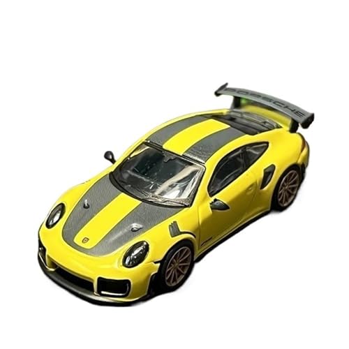 XGFFBAGB Sportwagen-Modell aus Legierung 911 GT2 RS, Maßstab 1/64, statisch, Sammlerstück, Souvenirgeschenk, Gelb von XGFFBAGB