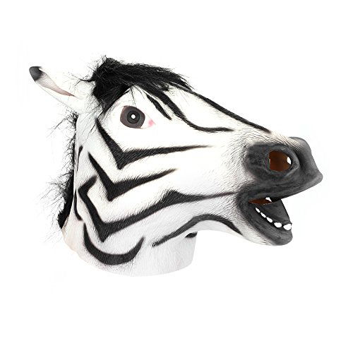 PferdeMaske Halloween Tiermaske Pferd Zebra Pferdekopf Umweltfreuntlich Versteckt Gesichtsmaske Weich Ungiftig Tierkopf Halloween Requisit Kostümdeko Lustig Kostümmaske Halloweenparty Mottoparty PferdeMaske Halloween Tiermaske Pferd Zebra Pferdekopf Umweltfreuntlich Versteckt Gesichtsmaske Weich Ungiftig Tierkopf Halloween Requisit Kostümdeko Lustig Kostümmaske Halloweenparty Mottoparty von XGOPTS