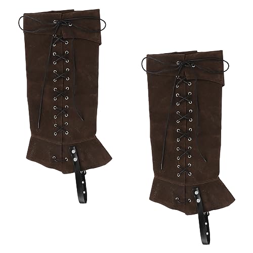 XGOPTS Mittelalter Stiefelstulpen Mittelalter Stiefelüberzüge Herren Wiking Schuhe Stulpen Pirate,Steampunk,Ritterstiefe,Wikinger Retro Stiefelüberzieher für Halloween Cosplay Kostümzubehör XGOPTS Mittelalter Stiefelstulpen Mittelalter Stiefelüberzüge Herren Wiking Schuhe Stulpen Pirate,Steampunk,Ritterstiefe,Wikinger Retro Stiefelüberzieher für Halloween Cosplay Kostümzubehör von XGOPTS