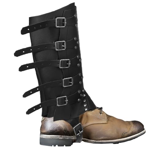 XGOPTS Mittelalter Stiefelstulpen Mittelalter Stiefelüberzüge Herren Wiking Schuhe Stulpen Pirate,Steampunk,Ritterstiefe,Wikinger Retro Stiefelüberzieher für Halloween Cosplay Kostümzubehör XGOPTS Mittelalter Stiefelstulpen Mittelalter Stiefelüberzüge Herren Wiking Schuhe Stulpen Pirate,Steampunk,Ritterstiefe,Wikinger Retro Stiefelüberzieher für Halloween Cosplay Kostümzubehör von XGOPTS