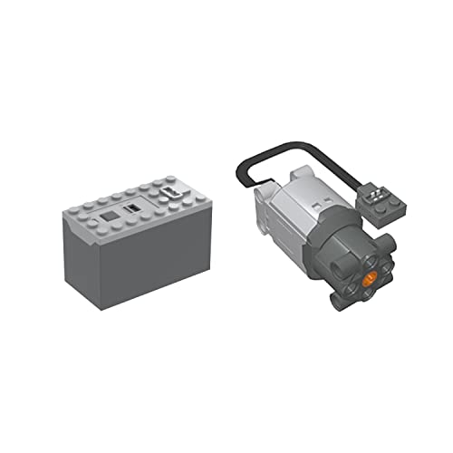 XGREPACK Power Functions Batteriekasten-Baustein zerteilt Zubehör Power Functions L Motor 88003 für Lego 10303,10257,10261,10247,Looping-Achterbahn (2) von XGREPACK